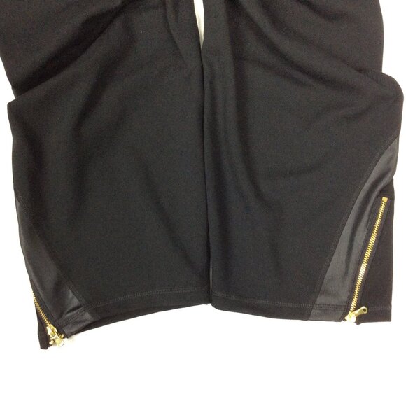 NWT Black Leggings Pants Old Navy Active High Rise Ankle Zip Casual Chic 4X - Picture 8 of 15